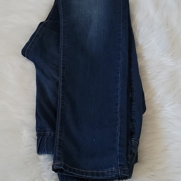 Cato dark wash factory distressed jeggings - Picture 3 of 13